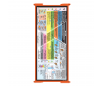 WhiteCoat Clipboard® Trifold - Orange Food Industry Edition